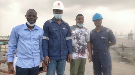 Picture of SHEM and Client's Team During Inspaction of Tank Farm in Apapa